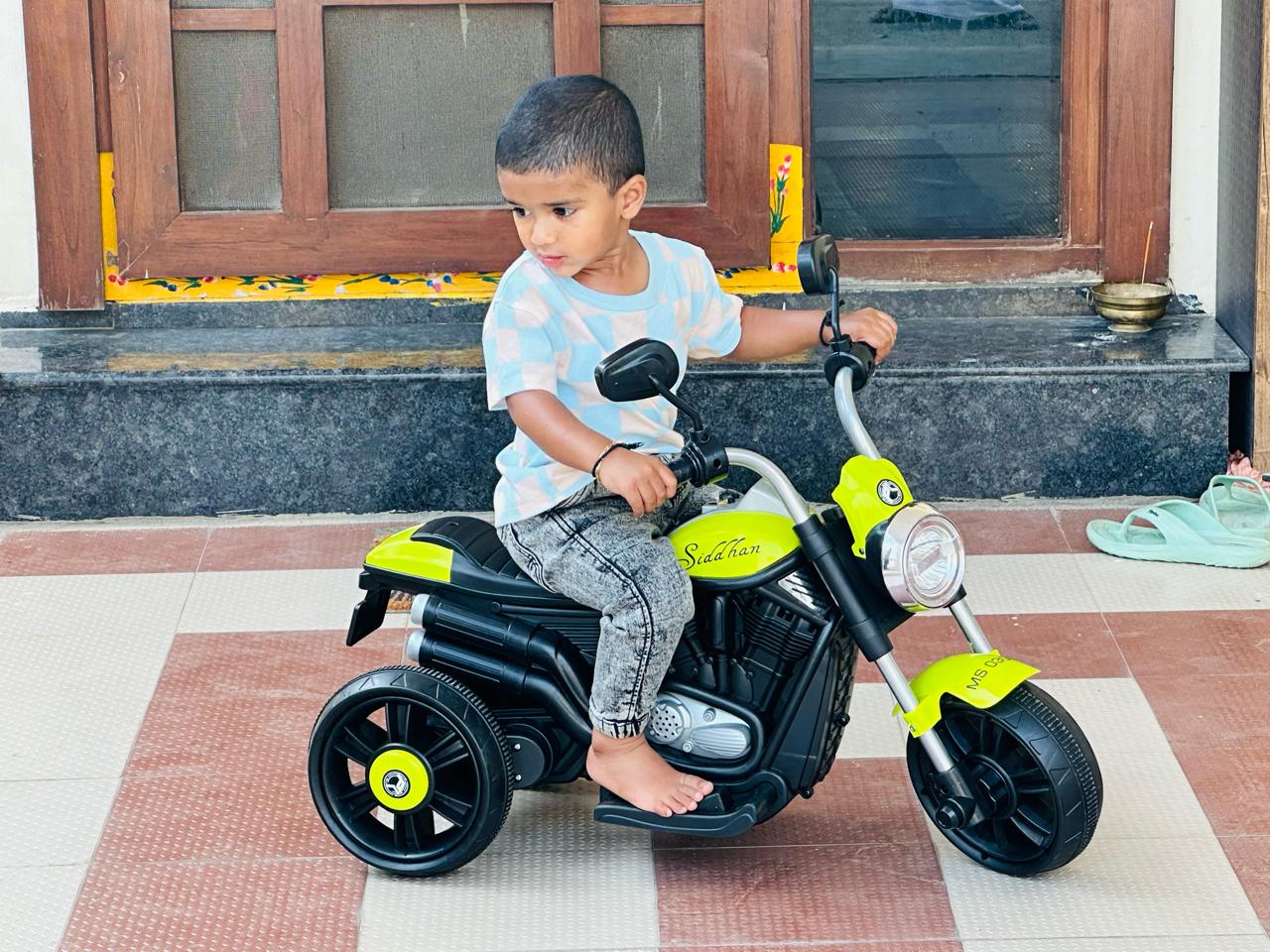 Playland Harley Electric Motor Bike for Kids- Most Durable & Affordable - PyaraBaby