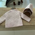 Dress your little fashionista in luxury with the Stylish Burberry Jacket with Detachable Hood - iconic style for every precious moment!