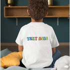 Customised Round Neck T-Shirt for Kids with Customised Print (Colours available) - PyaraBaby