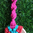 Soothe your teething baby naturally with our Neem Macrame Teethers, crafted from high-quality neem wood and soft macrame for safe and soothing relief.