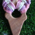 Soothe your teething baby naturally with our Neem Macrame Teethers, crafted from high-quality neem wood and soft macrame for safe and soothing relief.