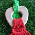 Soothe your teething baby naturally with our Neem Macrame Teethers, crafted from high-quality neem wood and soft macrame for safe and soothing relief.