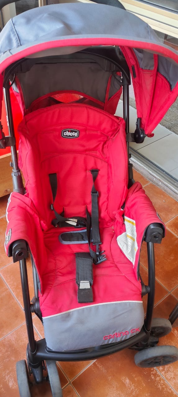CHICCO Cortina Stroller/Pram for Baby - Red