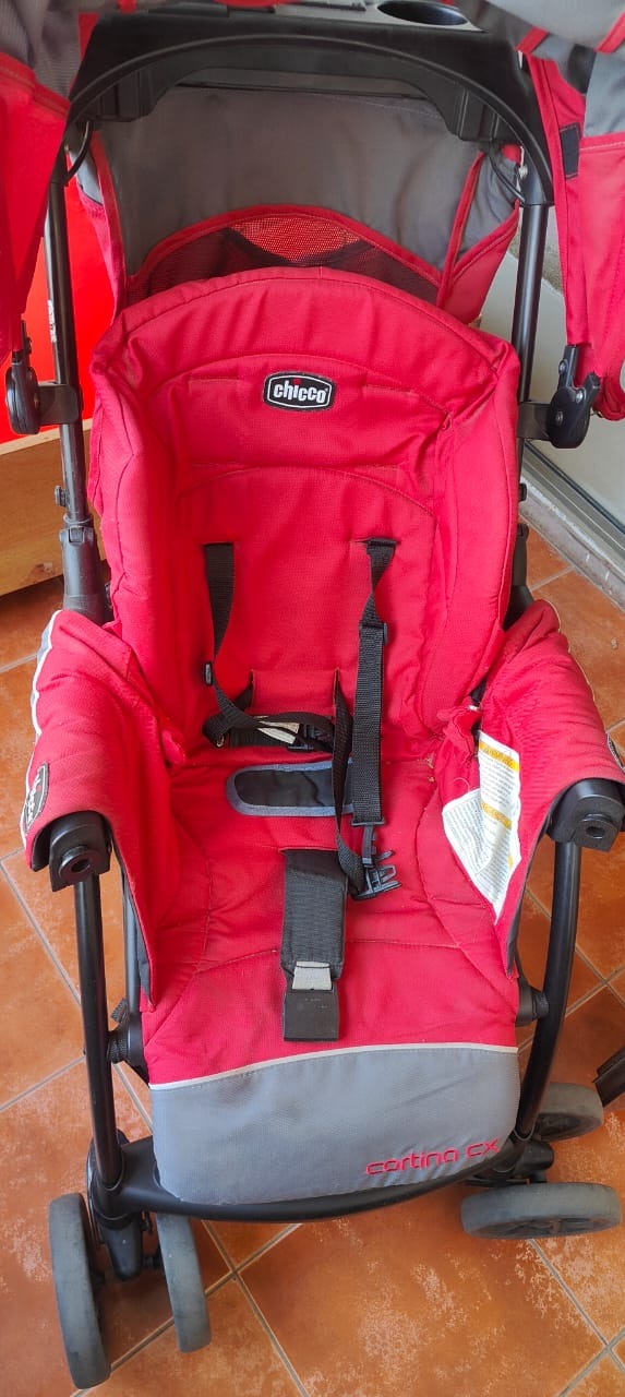 CHICCO Cortina Stroller/Pram for Baby - Red