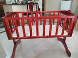 LuvLap C10 Baby Wooden Cradle | Comfort & Safety for Peaceful Sleep!