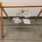 Wooden Activity Gym +3 Mobiles with Hanger For Newborn Baby