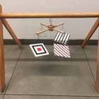 Wooden Activity Gym +3 Mobiles with Hanger For Newborn Baby