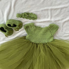 Fancy Frock hand Crocheted