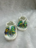 Handmade Crochet Customizable Sandals for Baby Girl