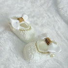 Crochet baby girl booties/ Crochet handmade baby shoes