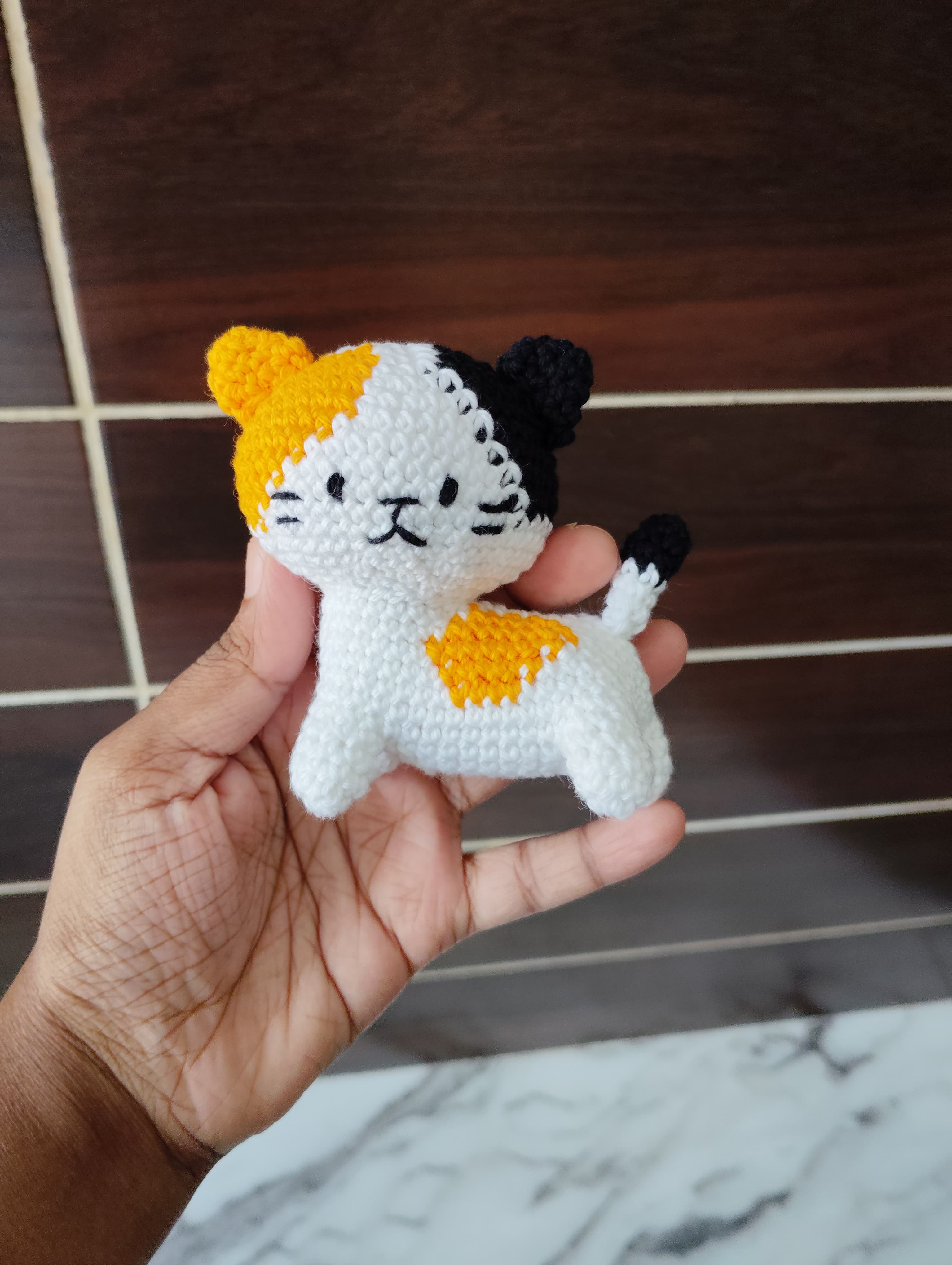 Crochet Mini cat toy