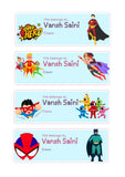 Name Stickers (Personalised) (30 stickers) 3.00 X 1.50 Inches