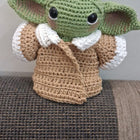 Crochet baby Yoda (din grogu)