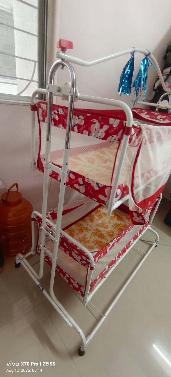 NATRAJ INFANTO Baby Twins Cradle