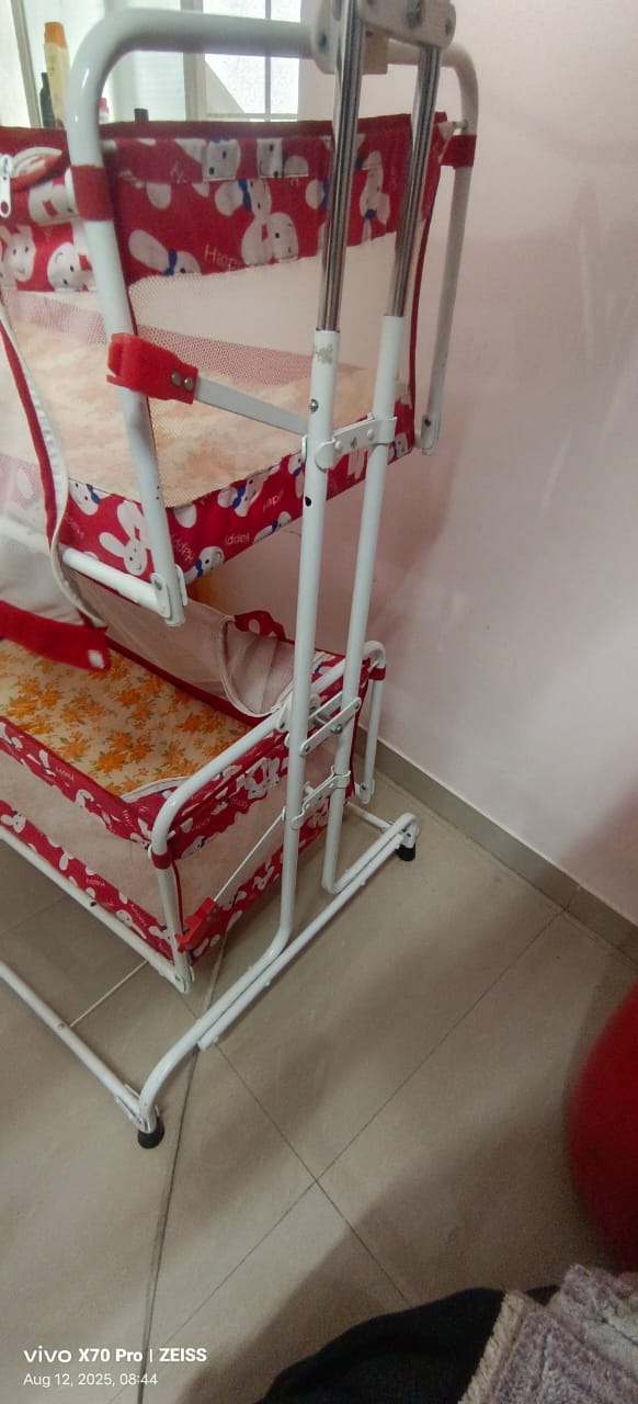 NATRAJ INFANTO Baby Twins Cradle