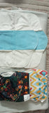 Combo of 2 SUPER BOTTOMS Uno Freesize Premium Cloth Diaper for Babies (3m-3y) + Organic Cotton Pad  Free Size