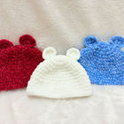 Crochet baby beanie and bootie set