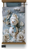 Fairy Tales 7D Comforter with snowman design 