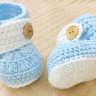 Crochet baby booties