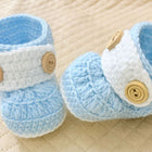 Crochet baby booties