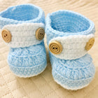 Crochet baby booties