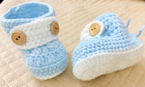Crochet baby booties
