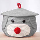 Woven Storage Basket with Cap /Christmas Special Baskets