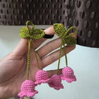Hand Crocheted Tulip Hair Ties
