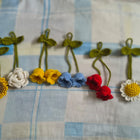 Hand Crocheted Tulip Hair Ties