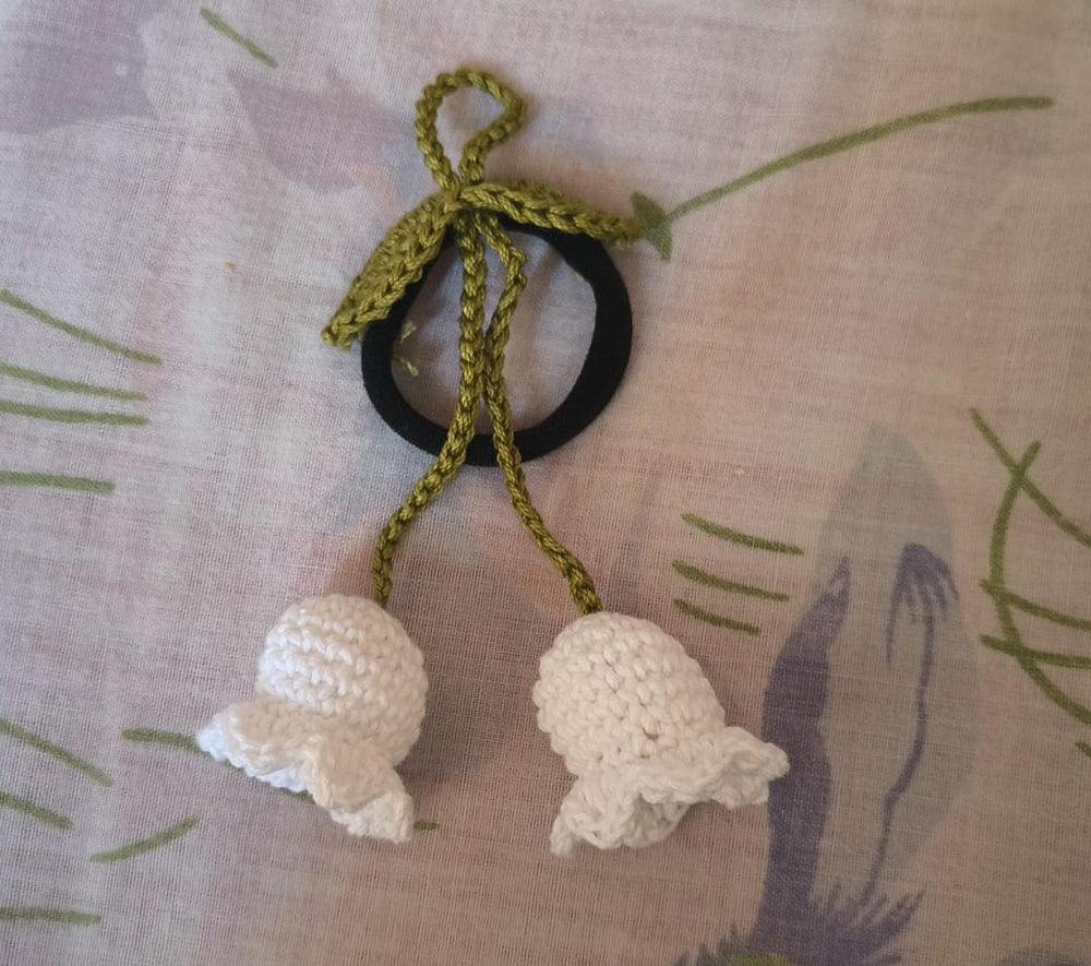 Hand Crocheted Tulip Hair Ties