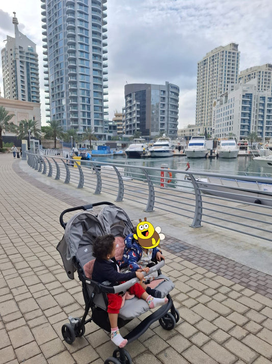 JOIE Aire Twin Stroller (Double Stroller)