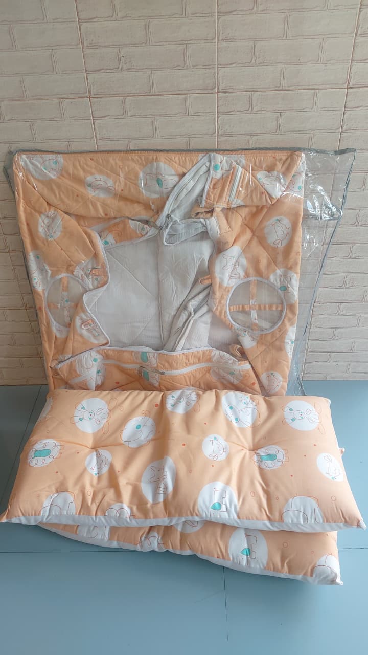 Twins khoya /Foldable Cradle With Square Hammock -