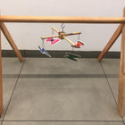 Wooden Activity Gym +3 Mobiles with Hanger For Newborn Baby