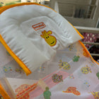 BABYHUG Bubble Joy Bather Animal Print- Yellow orange