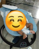FAB N FUNKY Automatic Electric Swing with Adjustable Speed along with Food tray and Safety Belt