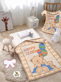 Imported Cloudy Baby Blanket with Embossed Design – 40×60 Inches