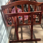 BABYHUG Lonia wooden baby cradle crib with sturdy wooden construction, cozy sleeping space, gentle rocking design, and comfortable support for newborns and babies.