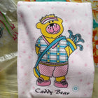 ORIENTAL's Fleece / Coral / Polar Baby Blankets Pink Colour - Caddy Bear Print - PyaraBaby