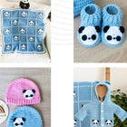 Baby blanket, sweater, beanie, and booties set for warmth and comfort, crafted from baby-safe materials, perfect for everyday use or gifting.