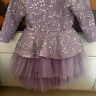 Angel Couture baby dress, designer partywear frock India, Delhi designer baby frock, heavy partywear dress for baby girl, luxury baby dress for wedding