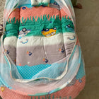 BABYHUG Bedding Set with Mosquito Net and Pillow – Comfortable, Protective & Travel-Friendly Baby Bedding Solution