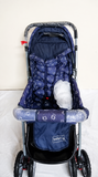 Babyhug Reversible Handle Baby Stroller Pram w/ Mosquito Net B107