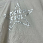 Gray t-shirt with a star-shaped 'KINDA COOL' design on a plain background