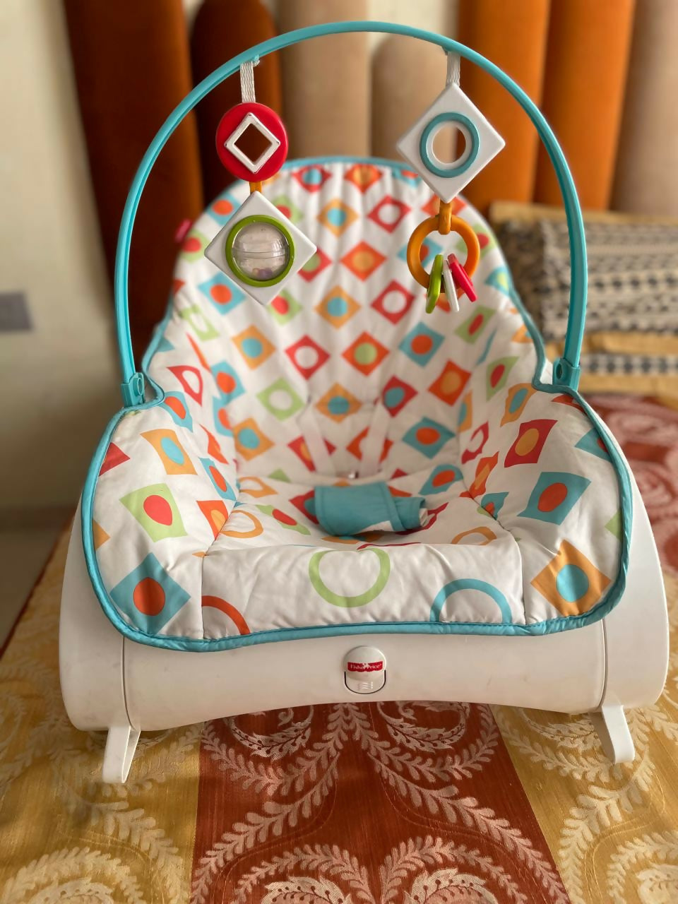 Buy FISHER PRICE Rocker/Bouncer for Baby – 2-in-1 Soothing Seat with Toys & Vibration for Newborns and Toddlers

