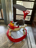 STEELBIRD baby walker with sunshield red - PyaraBaby