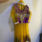 Dress your little one in this vibrant Yellow and Purple Traditional Chaniya Choli for a stunning, festive look!






