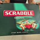 Scrabble board game box 