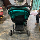 LuvLap Galaxy stroller, LuvLap baby stroller, travel-friendly stroller, reclining baby pram, stroller with safety harness, lightweight stroller for babies