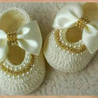 Crochet booties