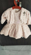 Winter Partywear Frock/Dress with Fur Jacket